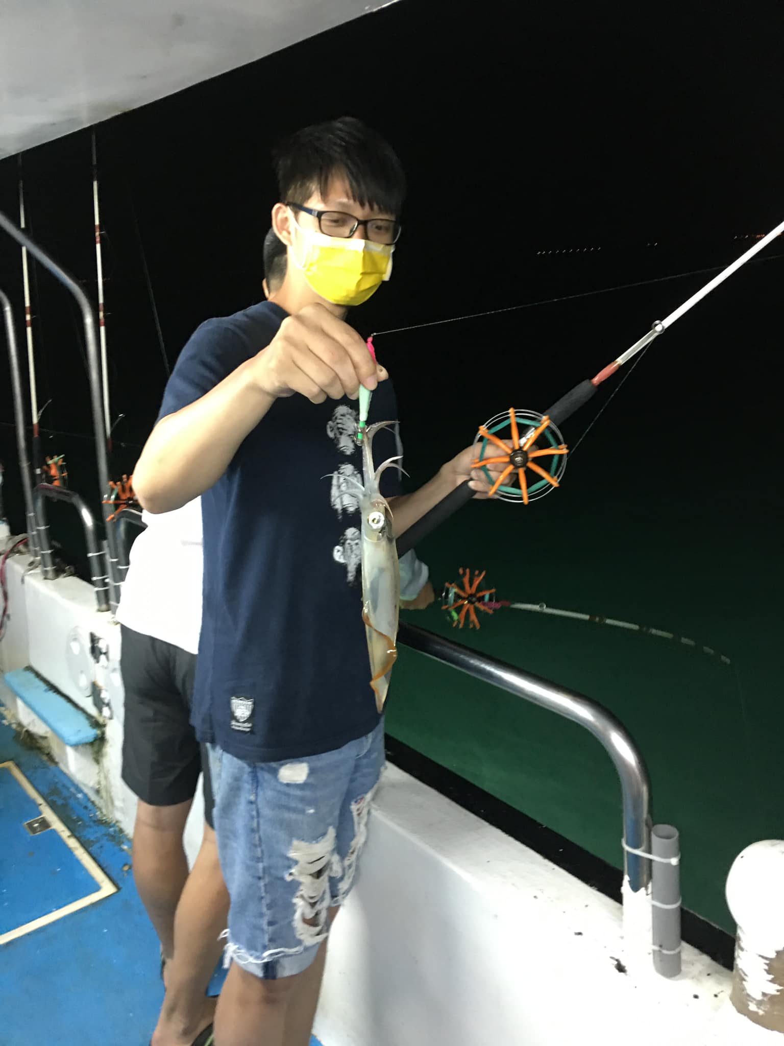 澎湖旅遊-夜釣小管